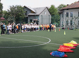 У Коломиї шукали учнів, які мають здібності до футболу (відео)