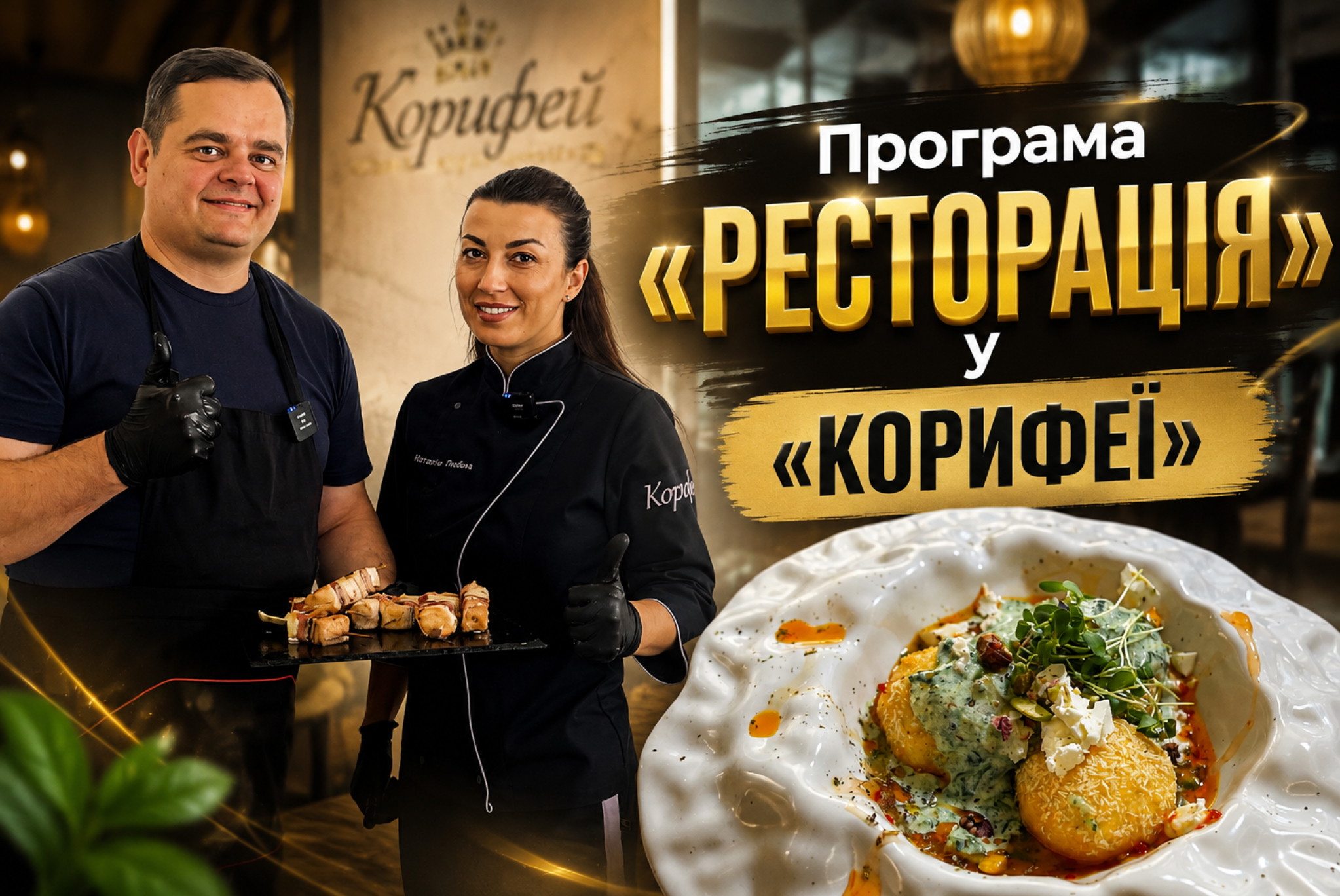 Телепрограма «Ресторація» у ресторані «Корифей» | село Джурів