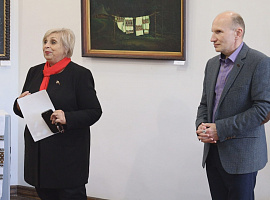 У Коломиї презентував персональну виставку живопису художник з Львівщини Степан Пісьо (відео)