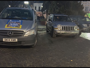 Міжнародна спільнота «Jeeps for peace» привезла 50 машин для українських захисників (відео)