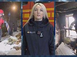 ДСНС-івці врятували чоловіка під час пожежі та надали допомогу туристам у горах (відео)