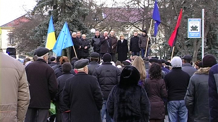 У Коломиї оголосили загальноміський страйк (відео)