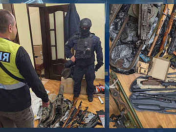 Мешканець Івано-Франківська незаконно зберігав зброю та боєприпаси (відео)