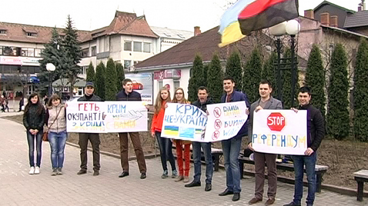 Коломийська молодь проти референдуму в Криму (відео)