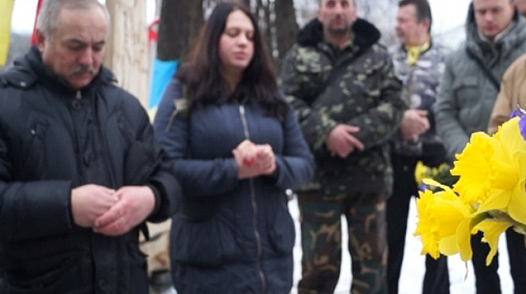 Коломияни їздили на Майдан, аби вшанувати Небесну сотню (відео)