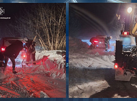 Морози та замети: на Прикарпатті готують Пункти незламності й рятують водіїв (відео)