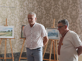 Коломиянин Іван Ватутін презентував виставку художніх робіт (відео)