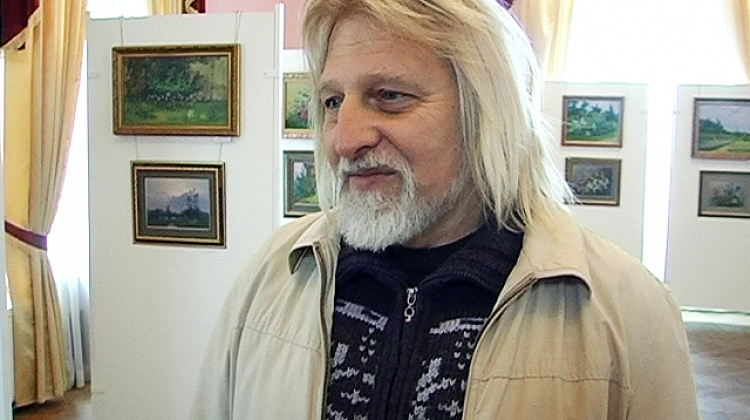 Художник Микола Семеняк презентував у Коломиї виставку своїх робіт (відео)