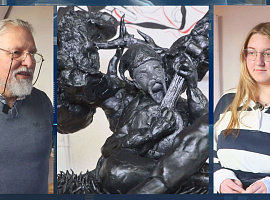 Учні Коломийської художньої школи представили виставку робіт, присвячених Шевченку (відео)