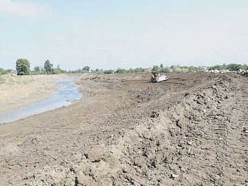 На Коломийщині тривають роботи з будівництва водозахисних споруд (відео)