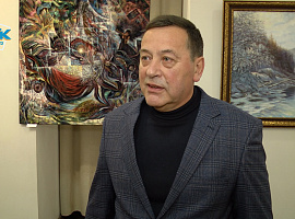 У Коломиї відкрили персональну виставку живопису художника Володимира Бойківа (відео)