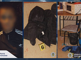 Поліцейські затримали зловмисника, який поранив дружину ножем (відео)